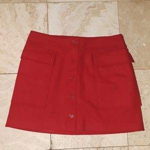 Red skirt